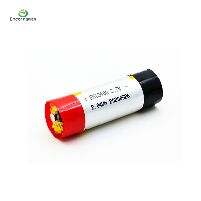 13400 Cylindriskt 550mah lipo batteri