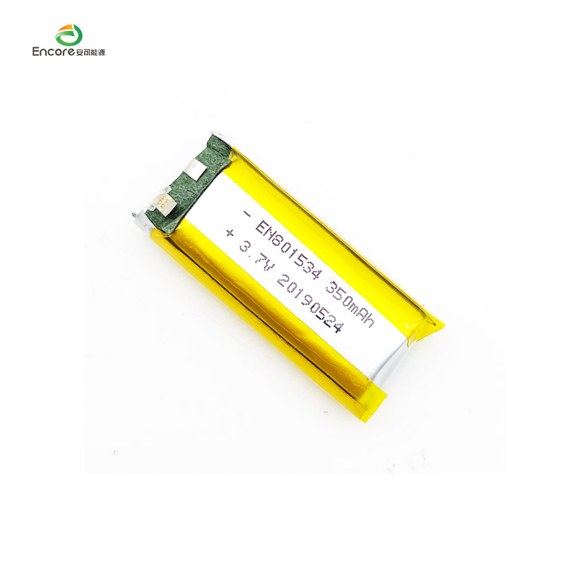 3,7v 350mah Li-polymerbatteri