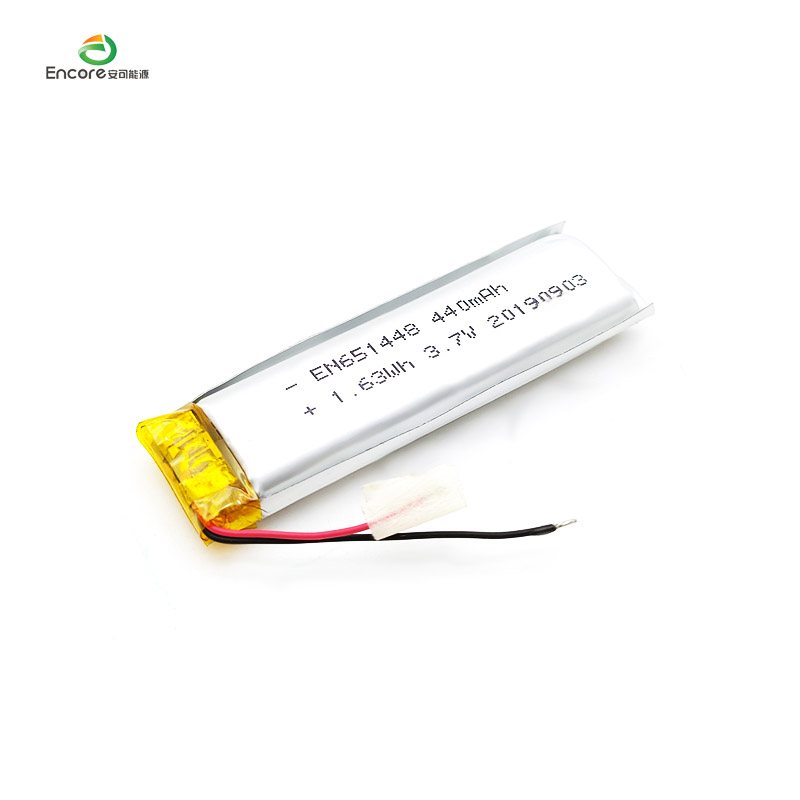 3,7v 450mah Li-polymerbatteri