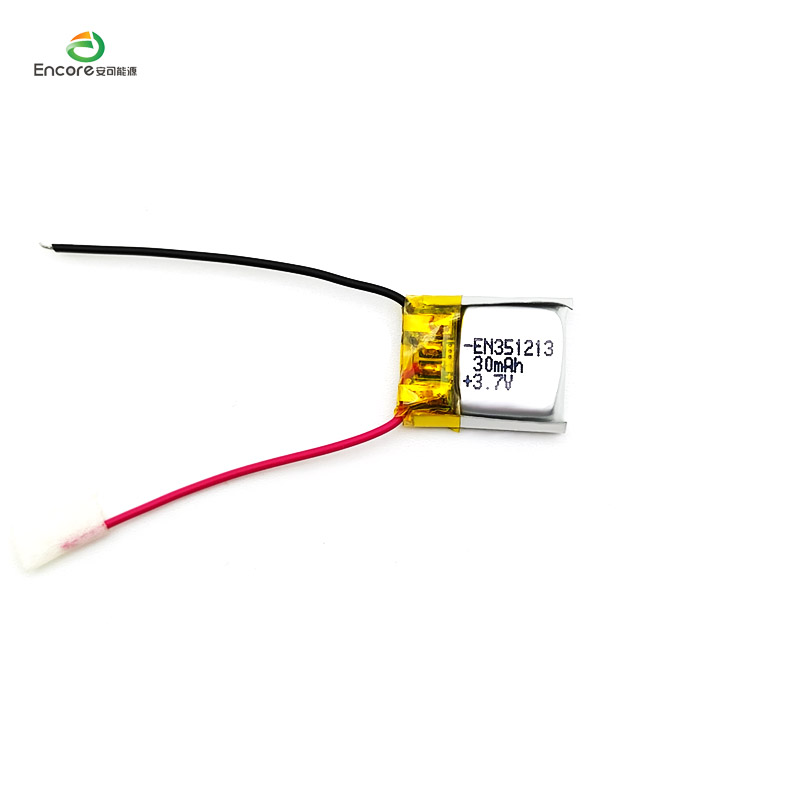 3,7v Li-polymer uppladdningsbart batteri