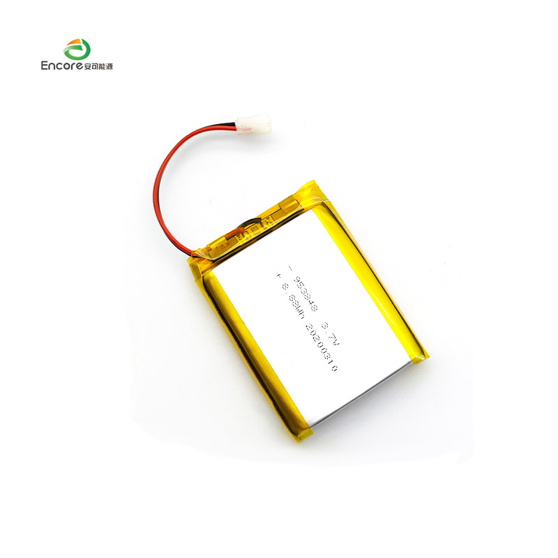 953848 2400mAh 3,7v uppladdningsbar lipocell
